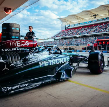 George'as Russellas Mercedes Formulė-1
