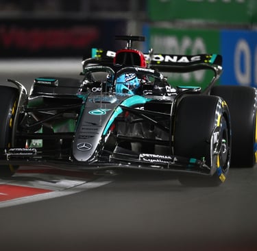 George'as Russellas Mercedes Formulė-1