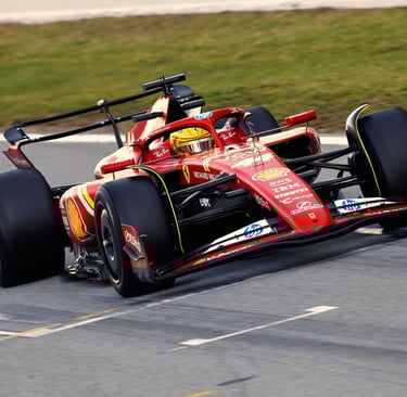 Lewisas Hamiltonas Ferrari Formulė-1
