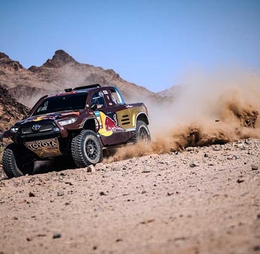 Guillaume‘as de Meviusas Toyota Dakaras