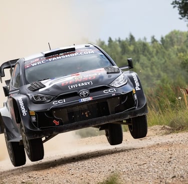 Kalle Rovanpera Toyota WRC Latvija