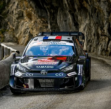 Sebastienas Ogier Toyota WRC ralis