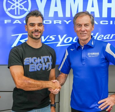 Miguelis Oliveira Linas Jarvisas Yamaha MotoGP