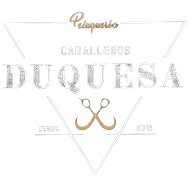 Logotipo de peluquería de caballeros duquesa