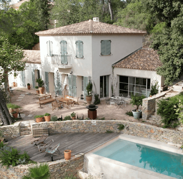 Location Maison Vacances Bastide La Courlette Marseille vue panoramique avec vue