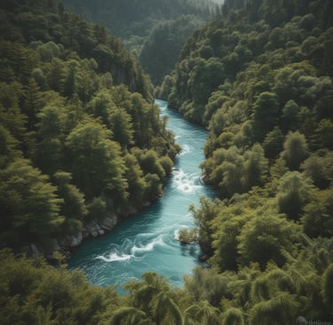 A building at night with a prominent blue neon sign that reads 'APPLE ESTATES'. Above, there is another sign in red that also includes 'APPLE' and additional contact details. The facade has wooden shutters and an air conditioning unit. Trees in planters are positioned near the entrance.