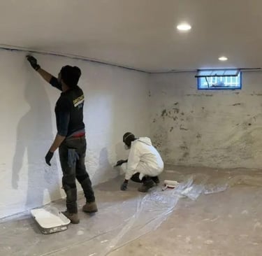 how to solve moisture problem in walls