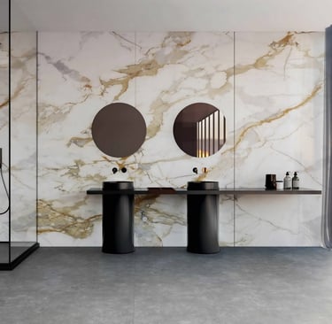 waterproof and elegant sintered stone tile for residential and commercial