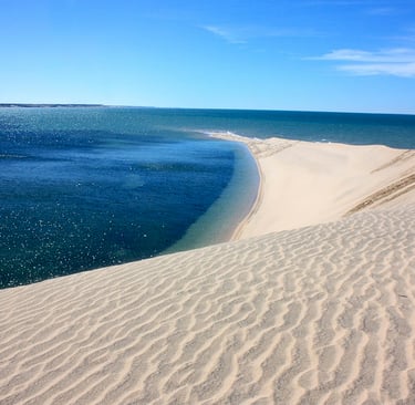 morocco dakhla beach a sandy beach with a sandy beach and a blue sky