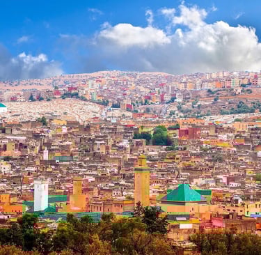 morocco fes a cityscape of a city with a lot of buildings
