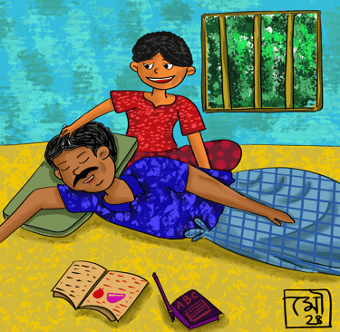 Digital art- Childhood happiness