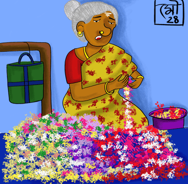 Character illustrations- Flower shop