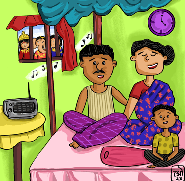 Digital art- Mahalaya Morning