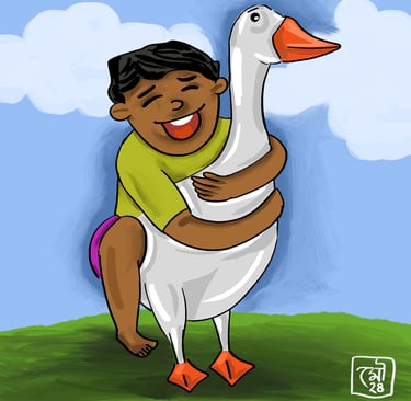 Character illustrations- The swan 