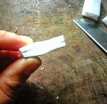 Pil up foam for stamp 