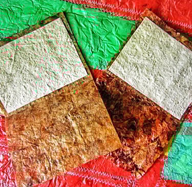 Open of natural folding card 