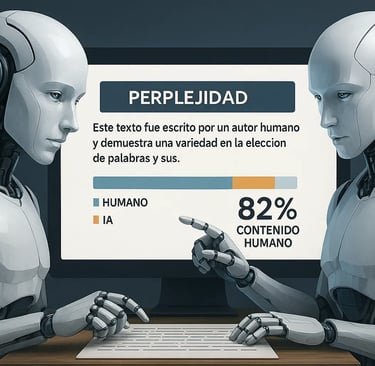 IA detectando contenido IA en texto