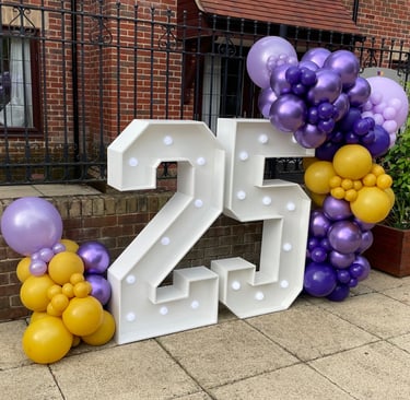 LED Number Hire in Sussex & Kent