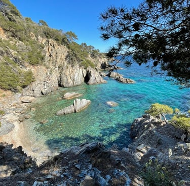 Les criques de la presqu’île de giens