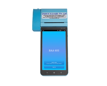 The Indus BAA-605 Breath Alcohol Analyzer is a hand-held device, which measures breath alcohol