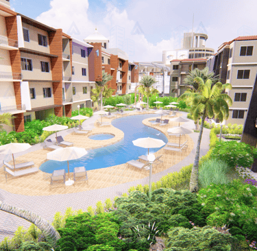 Modern exterior 3D rendering