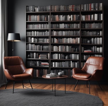 white and brown book on white wooden shelf