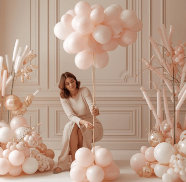 Handcrafted balloon bouquets & crepe paper florals for unforgettable events. dubai ,sharjah