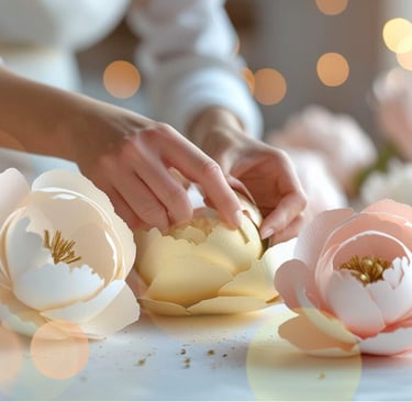 Handcrafted balloon bouquets & crepe paper florals for unforgettable events. dubai ,sharjah