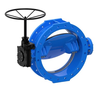 C.I / D.I Double Flange Butterfly Valves
