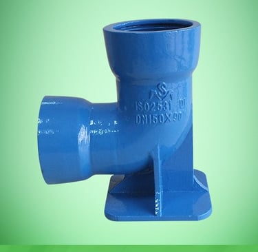 D.I / C.I Double Socket Duckfoot Bend