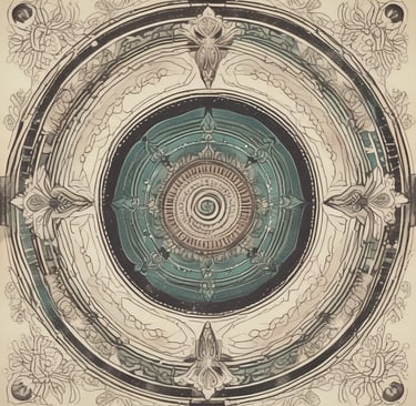 a circular shaped drawing of a circular object showing rebranding of self