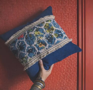 coussin 40x40 - fabrication française - modèle unique