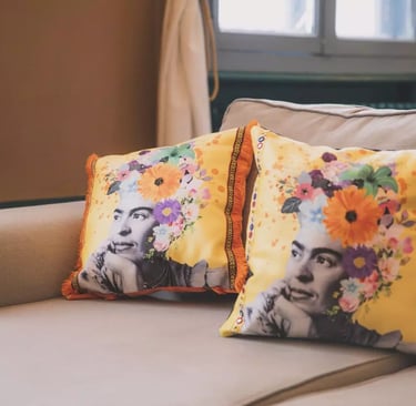 coussin frida kahlo 40x40 - queen antoinette