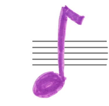 Logo MilaMus croche mauve