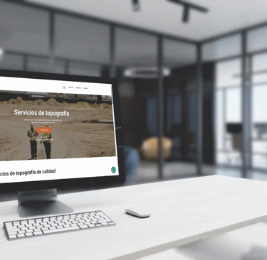 Diseño web realizado por webdalajara al Ing. Manuel Cabrera en su empresa de Topografia
