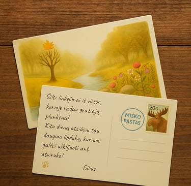 Giliaus atvirlaiškio pavyzdys