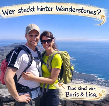 Ein Foto von Boris und Lisa, die Gründer von Wanderstones