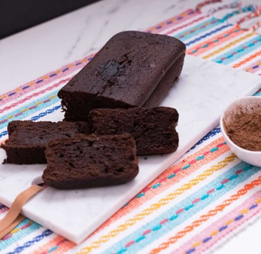 Budín de algarroba