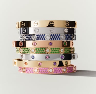 Cartier Iconic LOVE Bracelet with Colored Stones