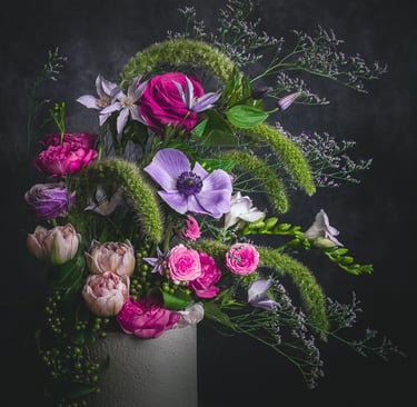  Découvrez un fleuriste d'exception et ses créations florales, Bouquet fleurs 4k photo