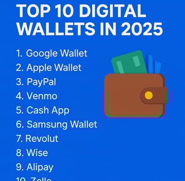 Top 10 Digital Wallets in 2025 + How to Use Them Safely