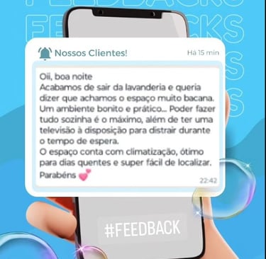 Feedback de nossos clientes! Veja como é fácil, prático e barato lavar suas roupas na Selava Express