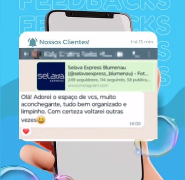 Feedback de nossos clientes! Veja como é fácil, prático e barato lavar suas roupas na Selava Express