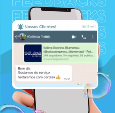 Feedback de nossos clientes! Veja como é fácil, prático e barato lavar suas roupas na Selava Express