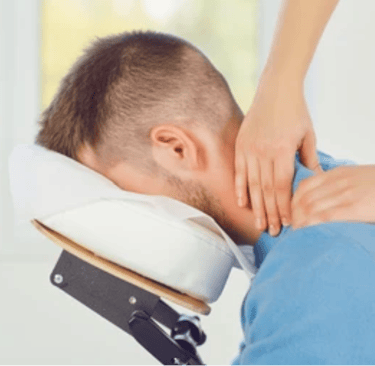 Massage sur chaise
