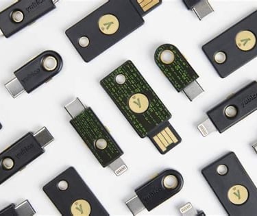Yubi Key 2FA authentication keys for highest security 