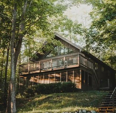 ecolodge dans un foret a aix