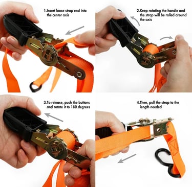 Use Ratchet Tie Down Straps