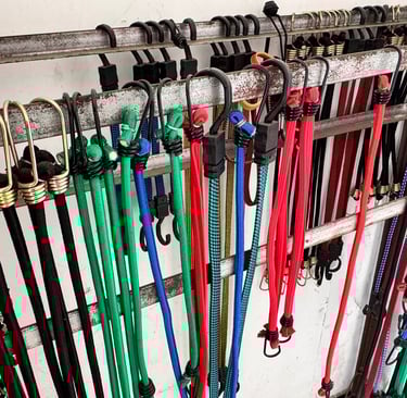 storing bungee cords