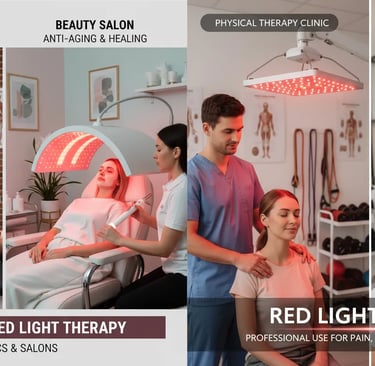 Professional Use of Red Light Therapy in Physical Therapy Clinics and Beauty Salons